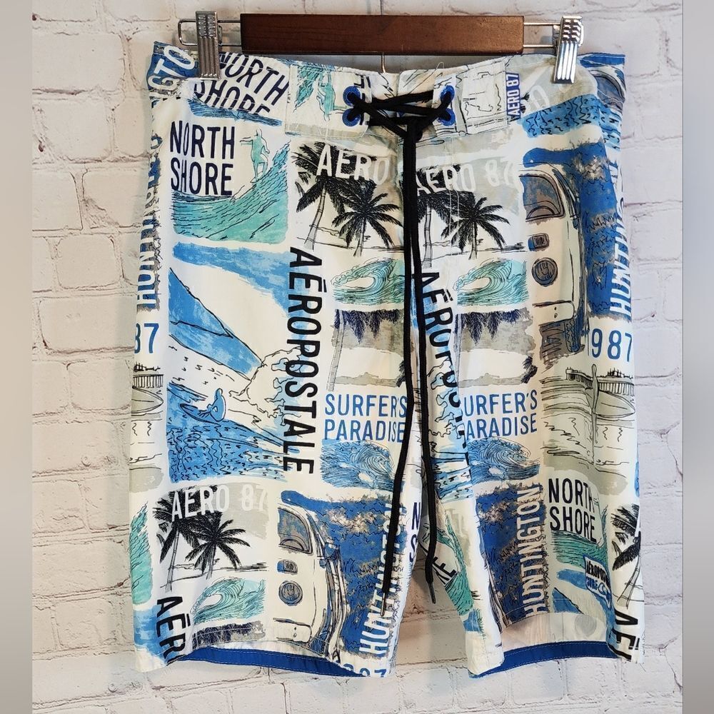 Men's Aeropostale "1987" board shorts, size 31